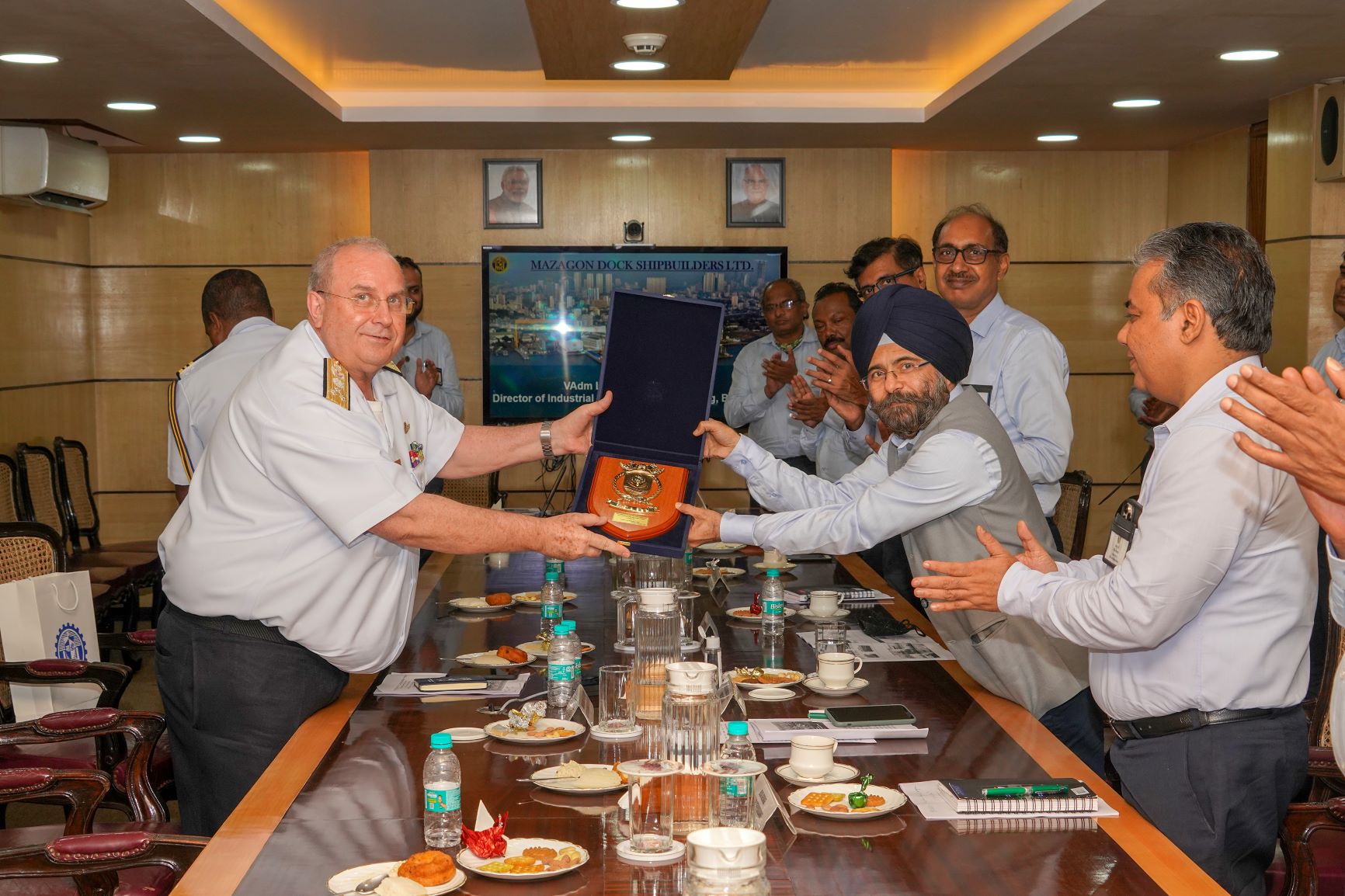 Visit Of VADM Liberal Enio Zanelatto Director Of Industrial Production/Engineering Brazil - 12th July 2022123